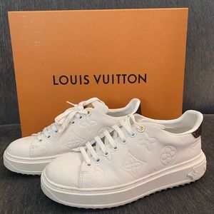 authentic louis vuitton time out sneakers size us8